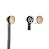Brushed Bronze Easy Clean Bath Sprung Waste & Overflow