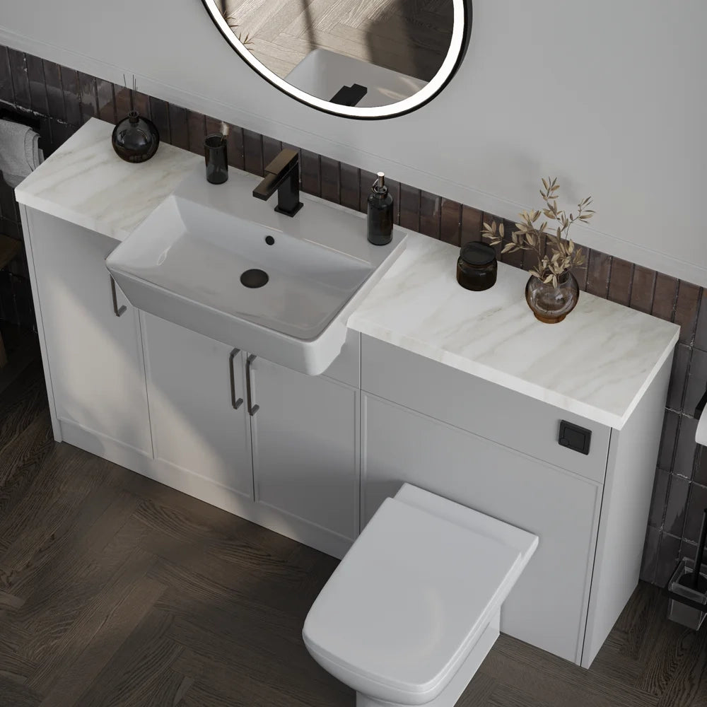 Oliver Grey Slim Shaker Fitted Furniture Combination