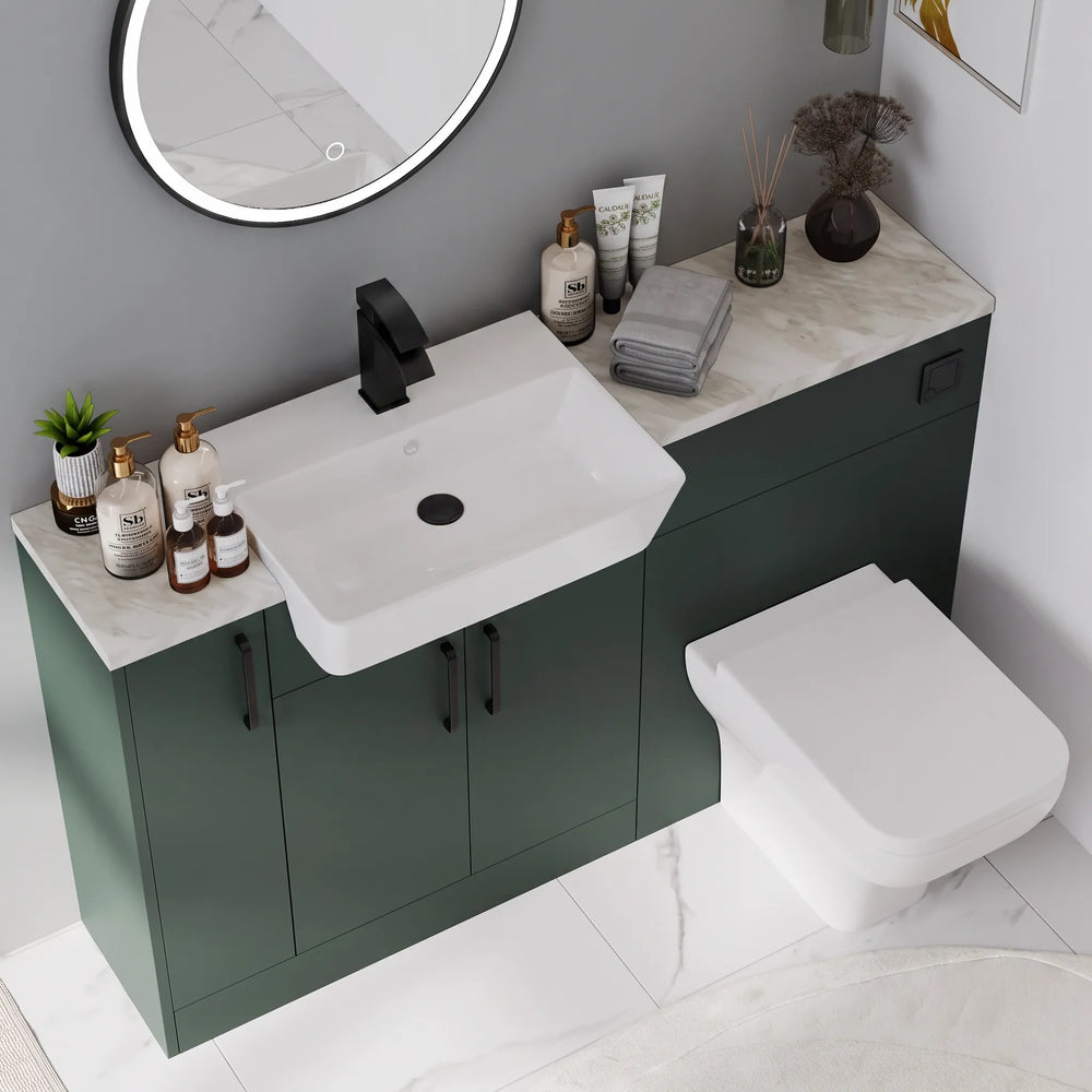 Oliver Modern Green Fitted Furniture Combination