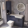 Oliver Modern Blue Fitted Furniture Combination with Tall Boy Storage