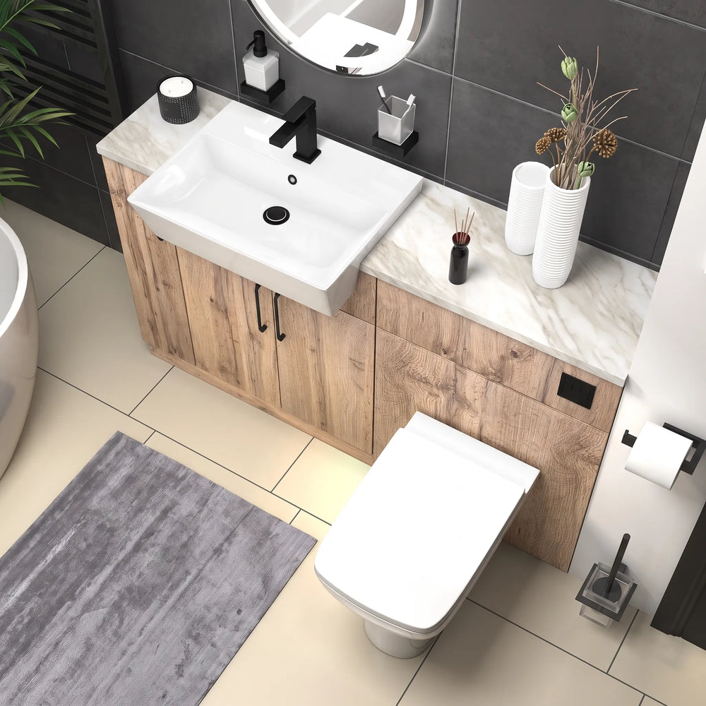Oliver Modern Oak Fitted Furniture Combination