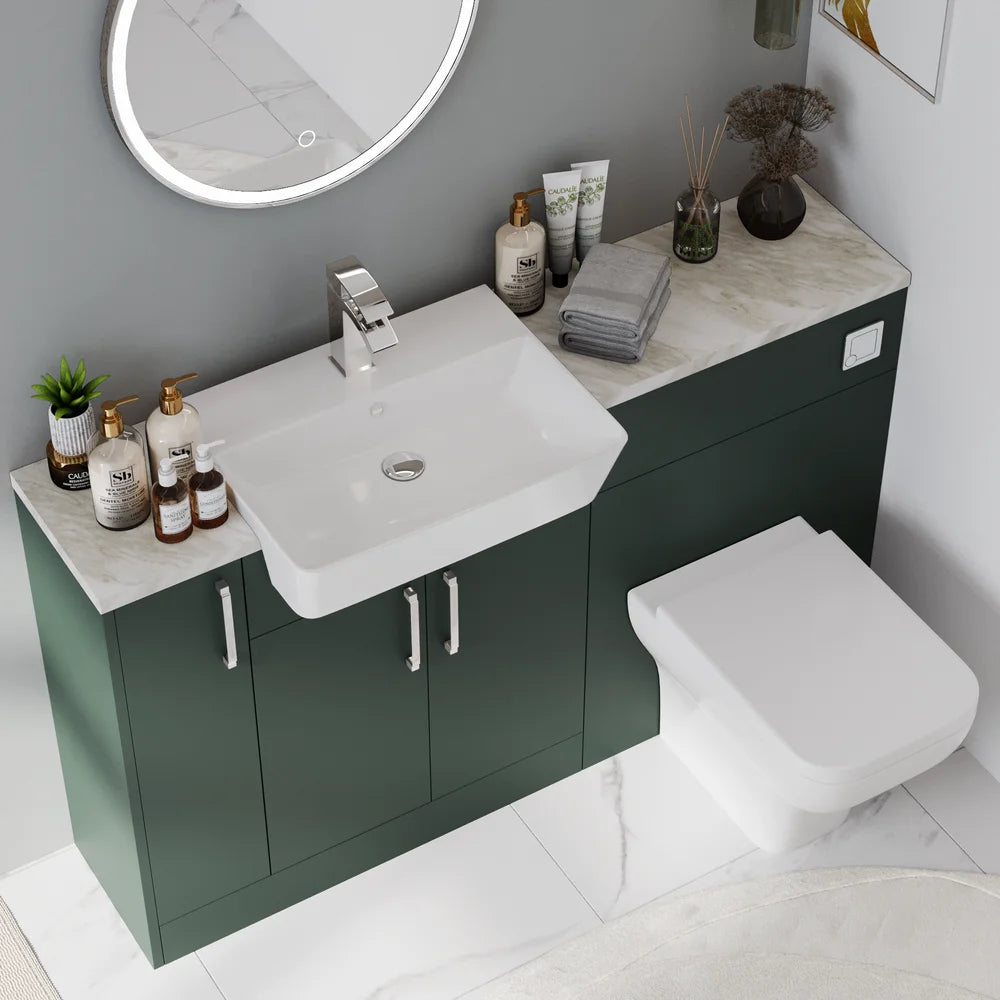 Oliver Modern Green Fitted Furniture Combination