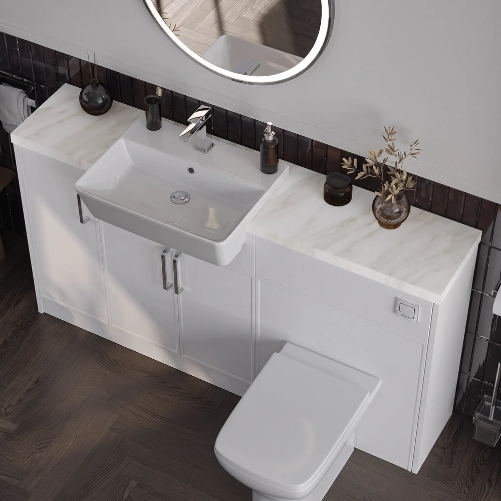 Oliver White Slim Shaker Fitted Furniture Combination