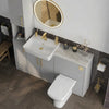 Oliver Grey Slim Shaker Fitted Furniture Combination with Tall Boy Storage