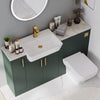 Oliver Modern Green Fitted Furniture Combination