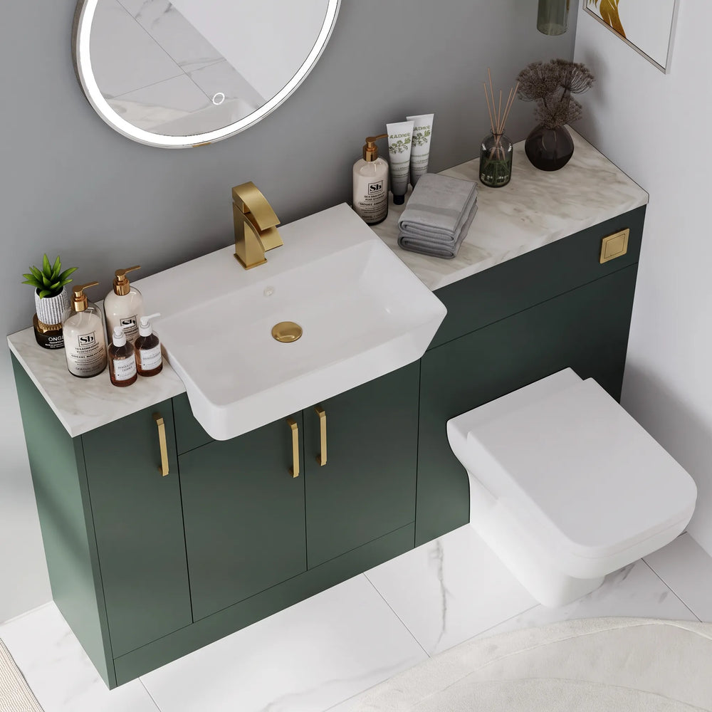 Oliver Modern Green Fitted Furniture Combination