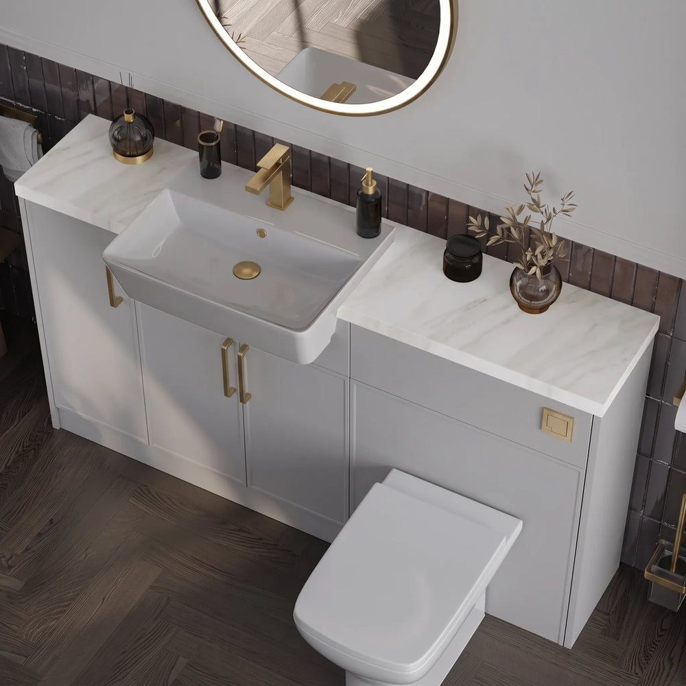 Oliver Grey Slim Shaker Fitted Furniture Combination