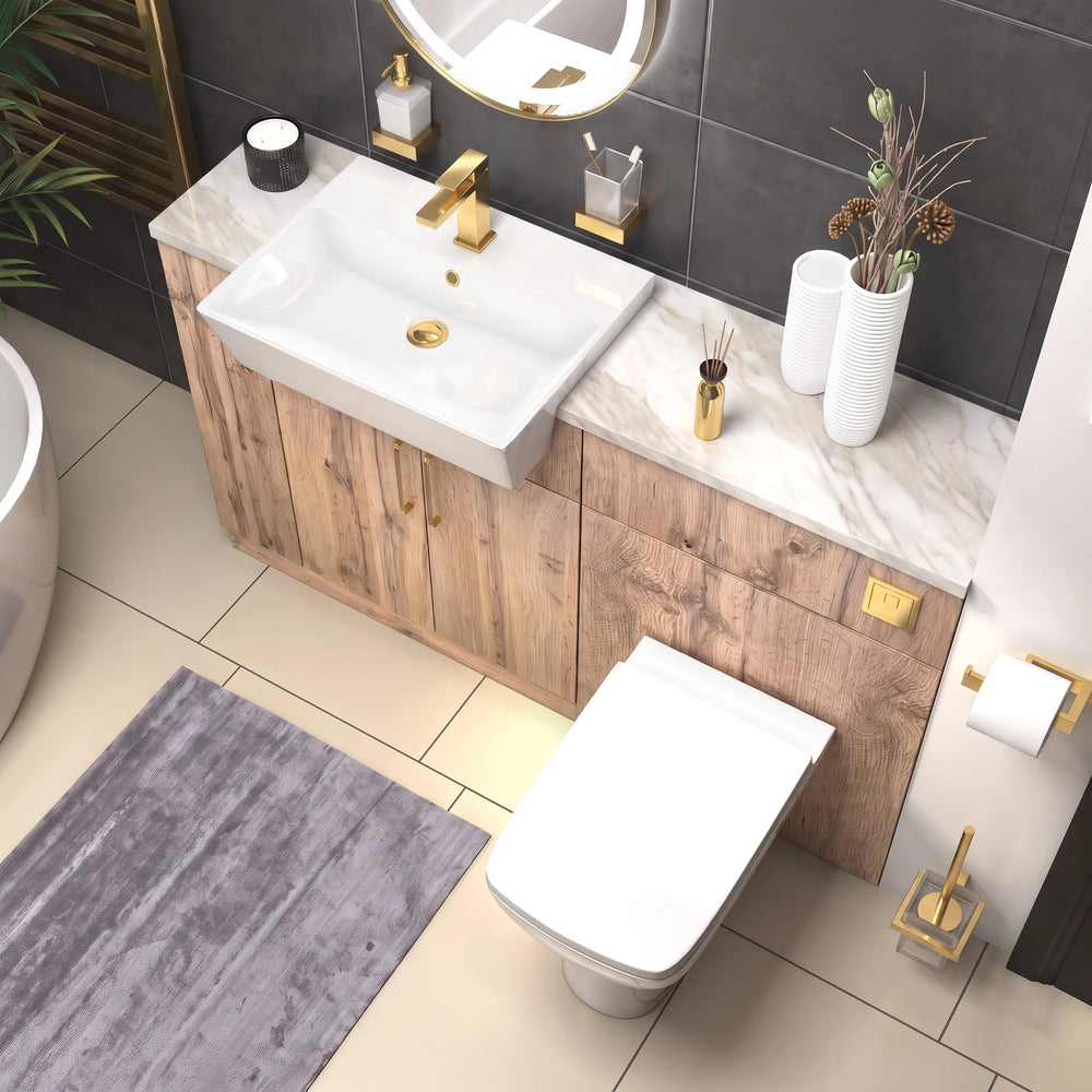 Oliver Modern Oak Fitted Furniture Combination