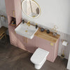 Oliver Pink Shaker Fitted Furniture Combination with Tall Boy Storage