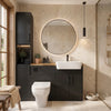 Oliver Modern Black Fitted Furniture Combination with Tall Boy Storage