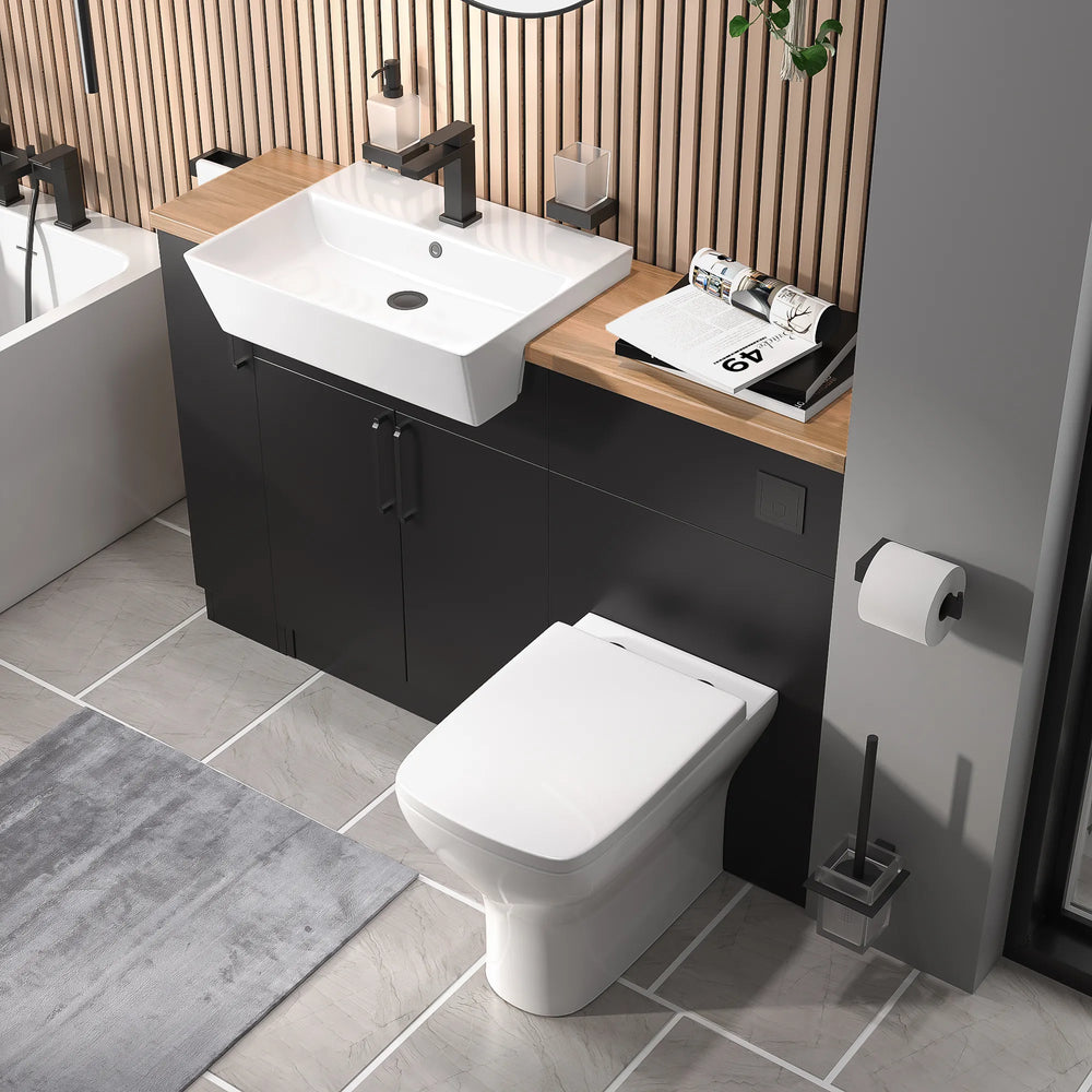 Oliver Modern Black Fitted Furniture Combination