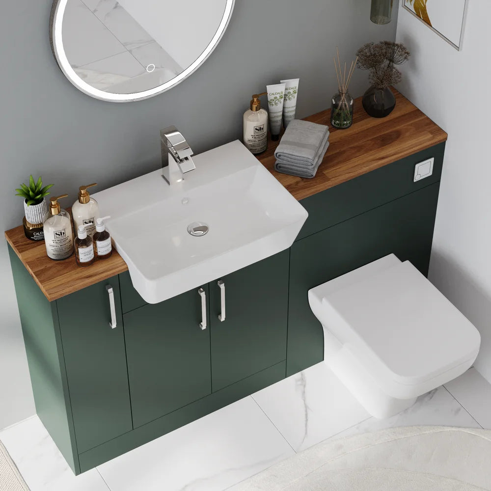 Oliver Modern Green Fitted Furniture Combination