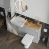 Oliver Grey Slim Shaker Fitted Furniture Combination with Tall Boy Storage