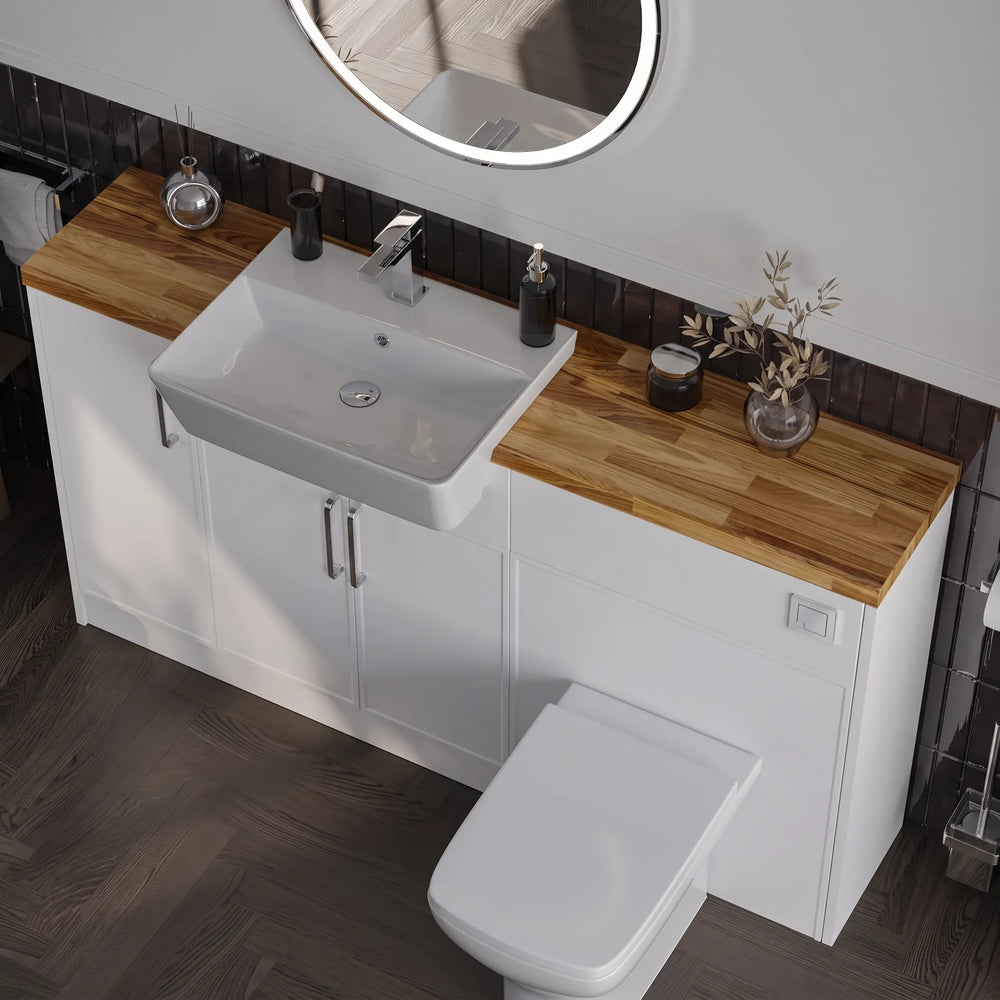 Oliver White Slim Shaker Fitted Furniture Combination