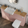 Oliver Pink Shaker Fitted Furniture Combination