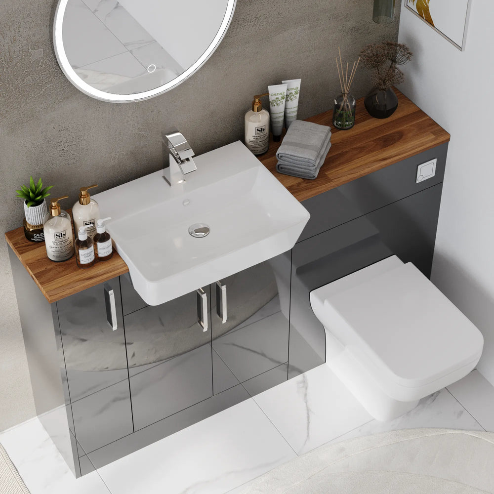 Oliver Modern Anthracite Fitted Furniture Combination