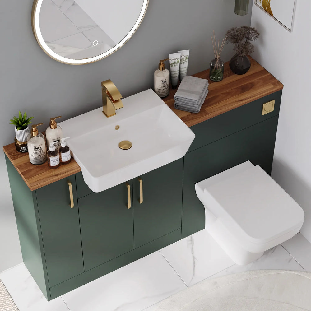 Oliver Modern Green Fitted Furniture Combination