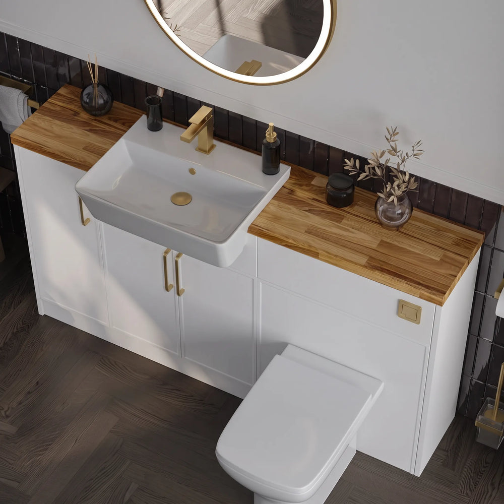 Oliver White Slim Shaker Fitted Furniture Combination