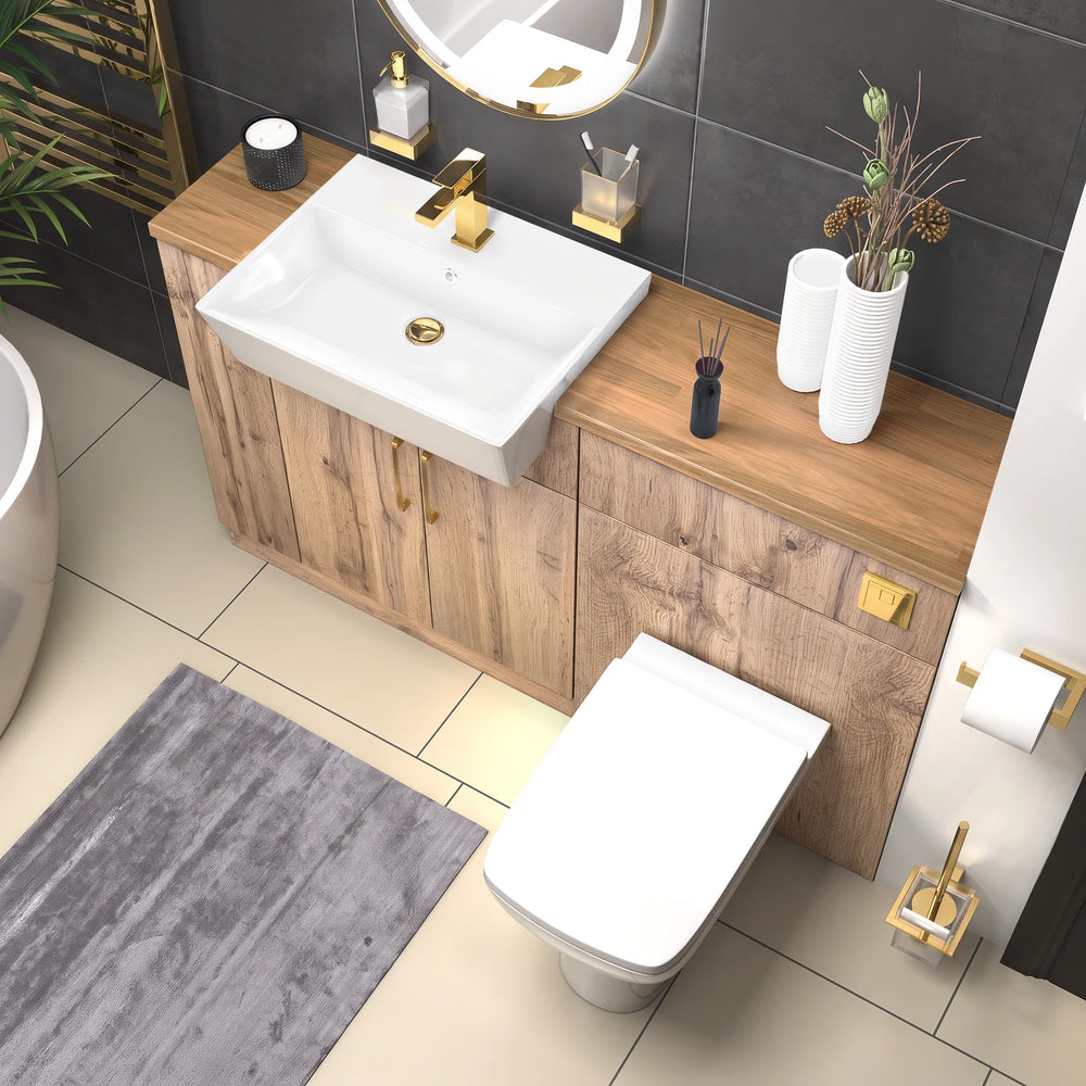 Oliver Modern Oak Fitted Furniture Combination