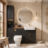 Oliver Modern Black Fitted Furniture Combination with Tall Boy Storage