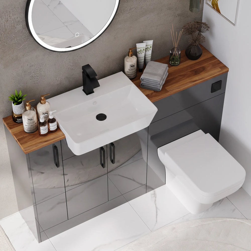Oliver Modern Anthracite Fitted Furniture Combination