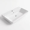 Zentro 600mm Wall Hung White Vanity Unit