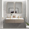 Jivana Gold 1200mm Twin Sink Wall Hung Basin Unit with Drawers