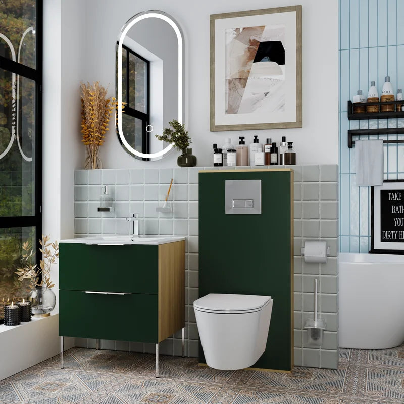 WC Frame & Cistern with Flush Plate