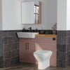 Oliver 1200 Matt Pink Shaker Fitted Furniture Combination