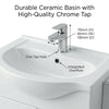 Kiana 1050mm Combination Vanity Unit & BTW Toilet Complete Suite