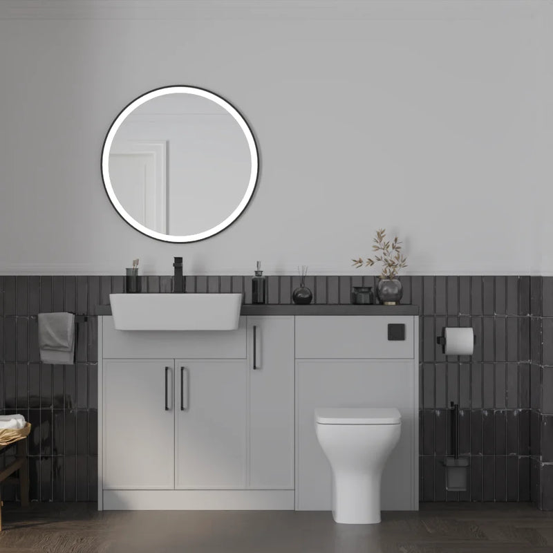 Oliver 1300 Dust Grey Slim Shaker Fitted Furniture Combination