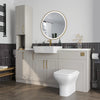 Oliver 1700 Cashmere Shaker Fitted Furniture Combination with Tall Boy