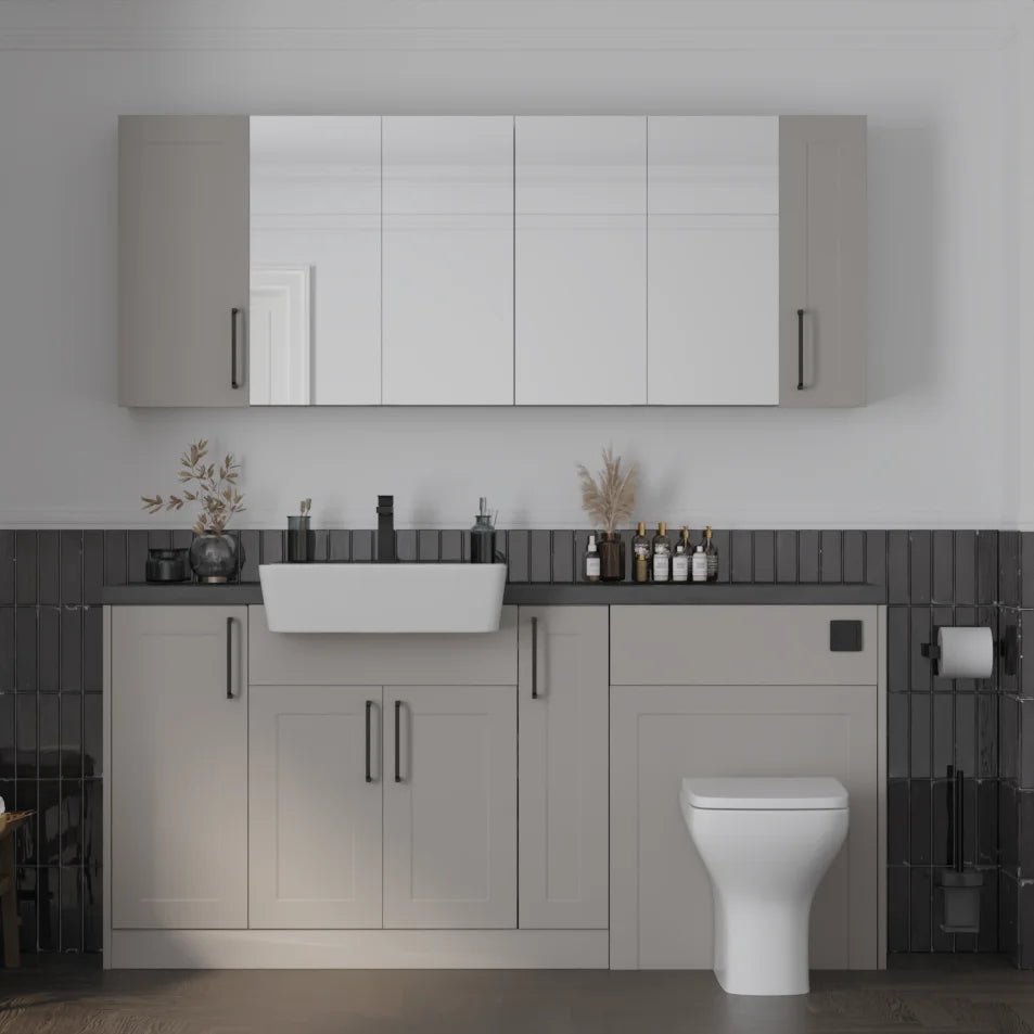 Oliver 1700 Cashmere Shaker Fitted Furniture Combination