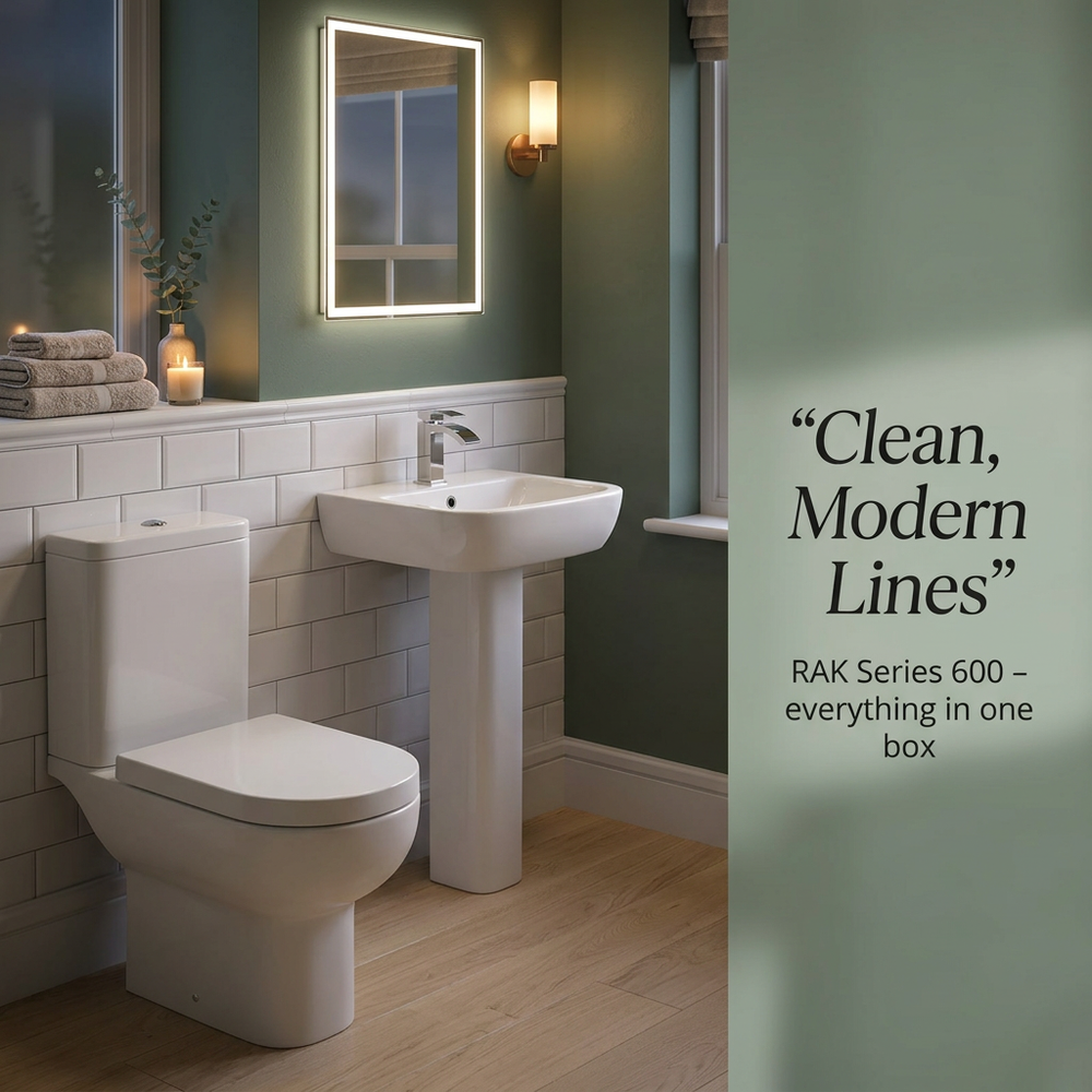 Series 600 Toilet with Basin and Pedestal