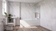 Galaxy Complete Bathroom Suite with 1700mm Bath, Shower, Bath Screen, Toilet & Basin
