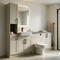 Oliver 2100 Cashmere Shaker Fitted Furniture Combination with Tall Boy