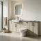 Oliver 2100 Cashmere Shaker Fitted Furniture Combination