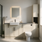 Oliver 2000 Cashmere Shaker Fitted Furniture Combination with Tall Boy