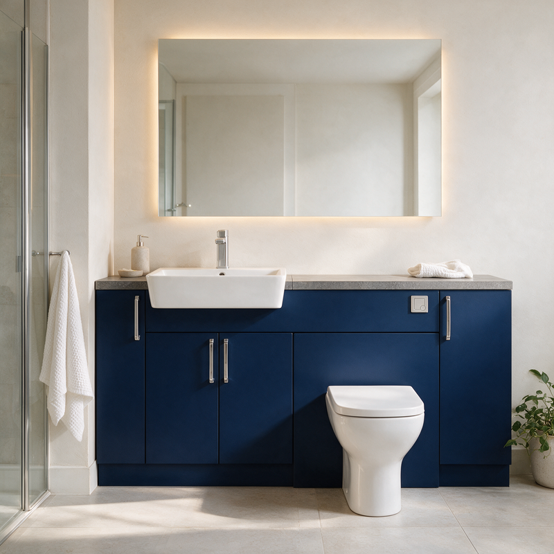 Oliver 1700 Navy Blue Fitted Furniture Combination