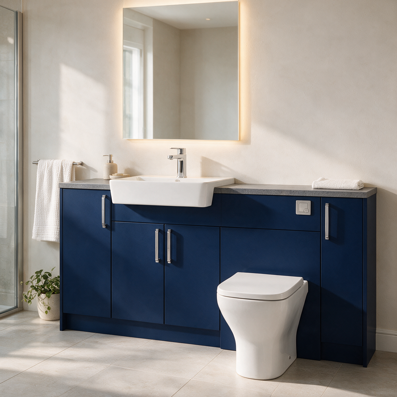 Oliver 1600 Navy Blue Fitted Furniture Combination
