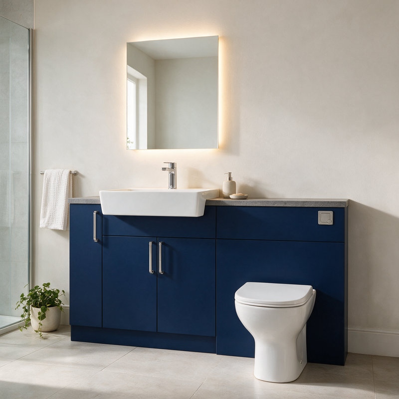 Oliver 1400 Navy Blue Fitted Furniture Combination