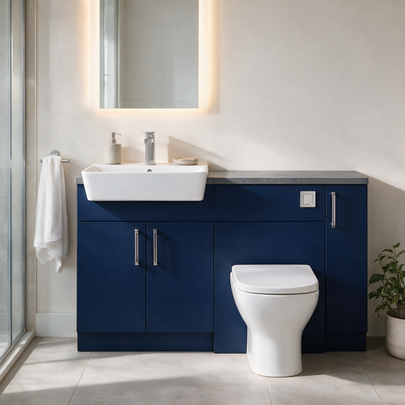 Oliver 1300 Navy Blue Fitted Furniture Combination