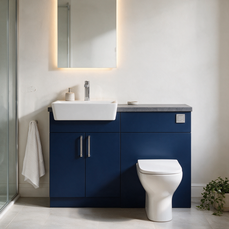 Oliver 1100 Navy Blue Fitted Furniture Combination