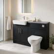 Oliver 1200 Matt Black Fitted Furniture Combination