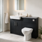 Oliver 1200 Matt Black Fitted Furniture Combination