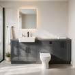 Oliver 2100 Gloss Anthracite Fitted Furniture Combination