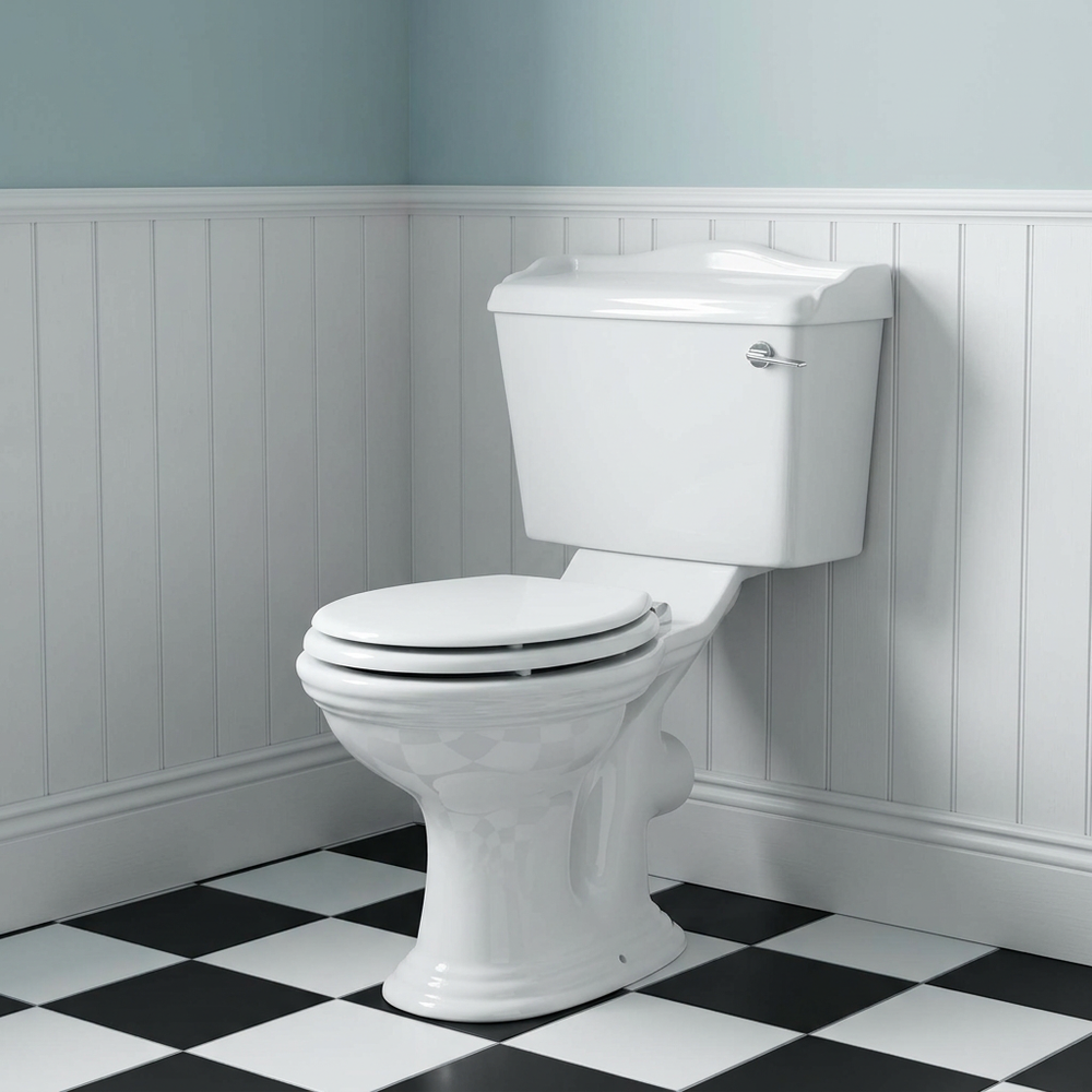 Hartwell Traditional Toilet with Basin and Pedestal Set