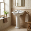 Hartwell Traditional Toilet with Basin and Pedestal Set