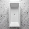 1700mm Slim Double Ended Acrylic Bath