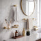 Arrow 6 Piece Brushed Brass Bathroom Accessory Set
